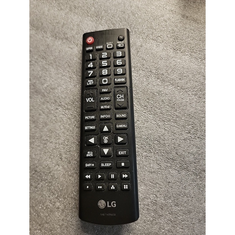 Genuine LG LCD LED Smart TV Remote Control AKB74475433 Tested‎ and Works